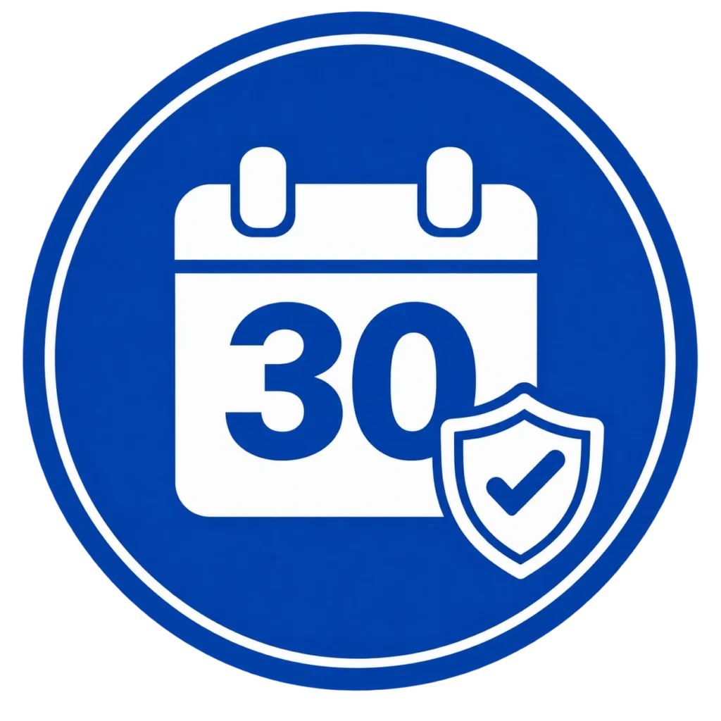 30-day service guarantee on fridge repair