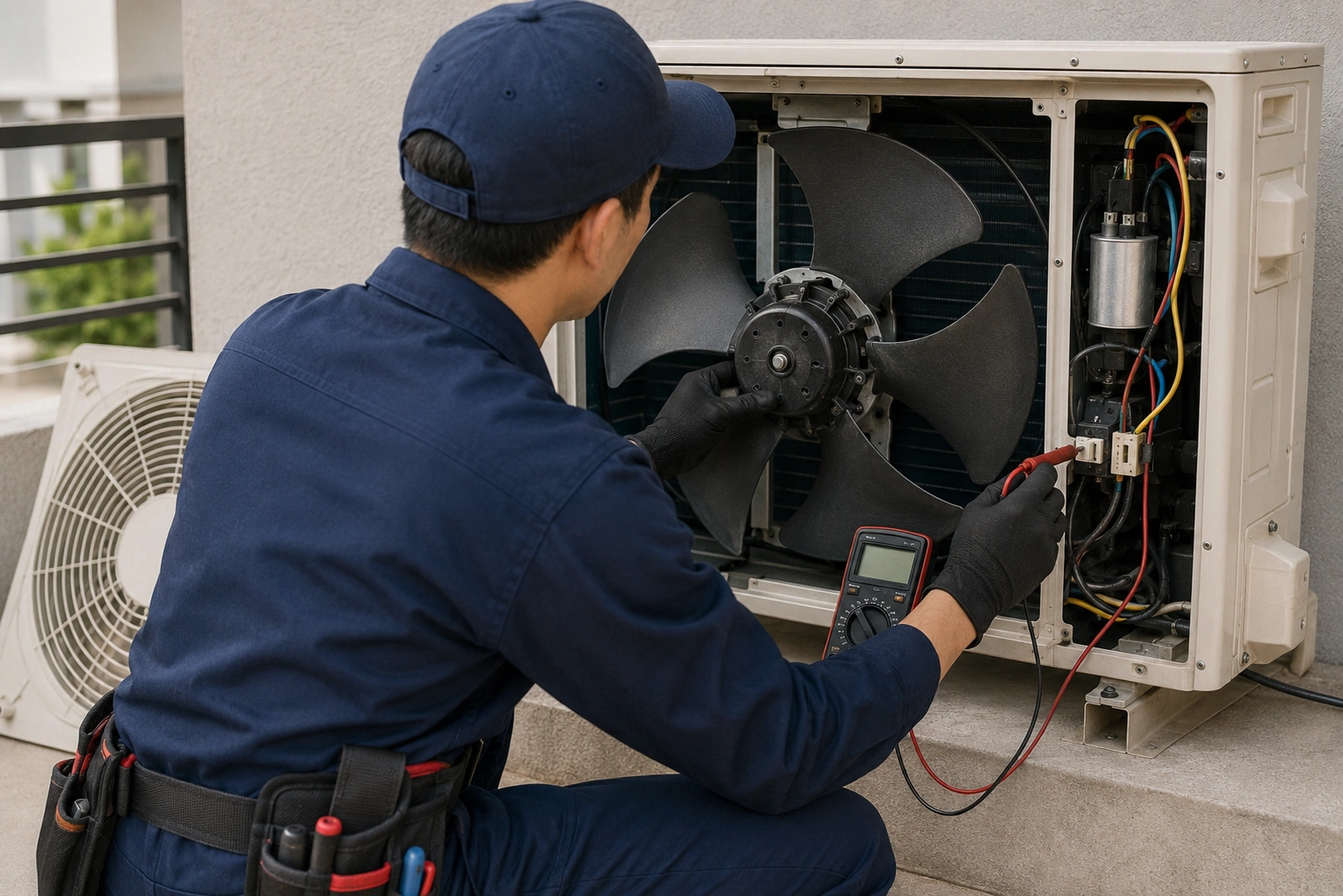 AC cooling coil and fan motor repair in Kolkata