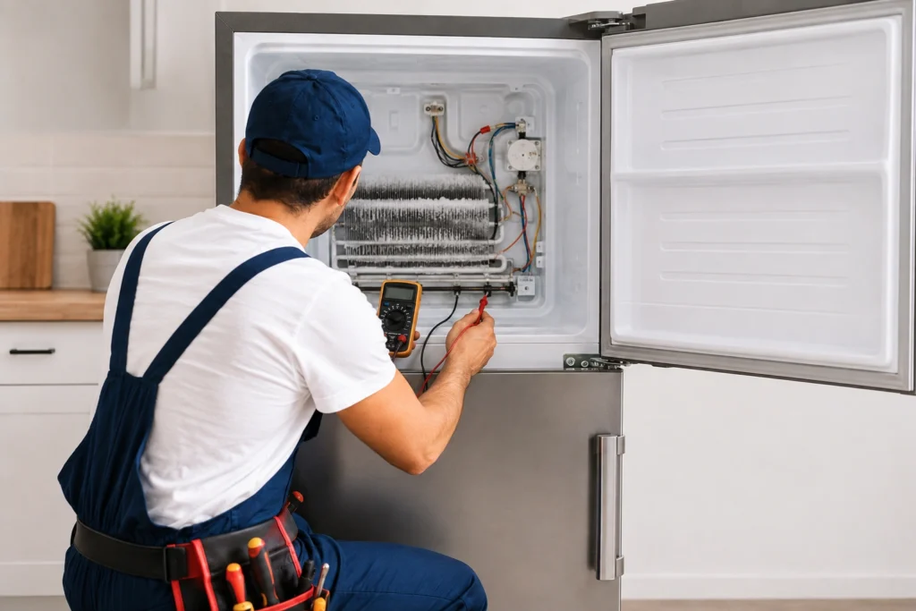 Auto-defrost and frost build-up repair