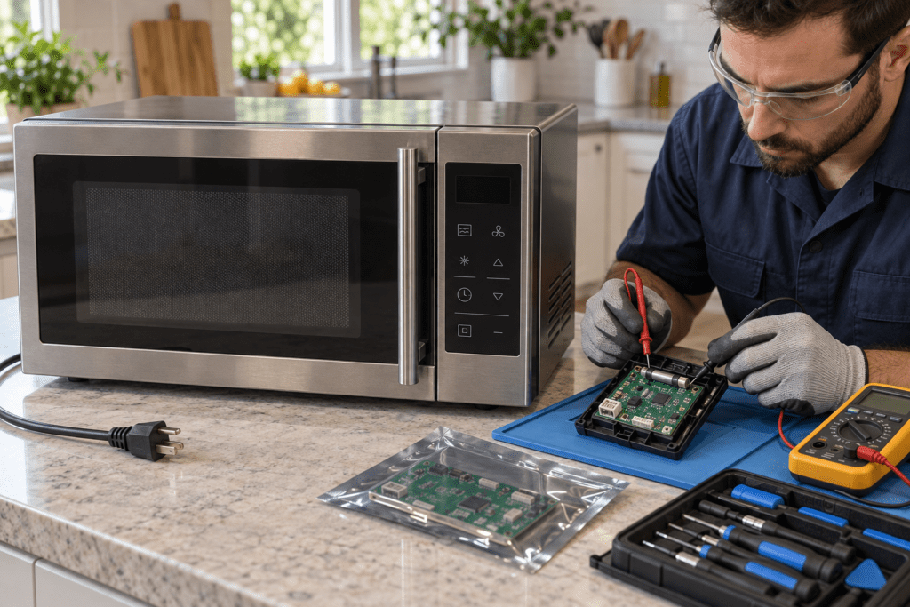 Microwave display or button panel repair in Kolkata