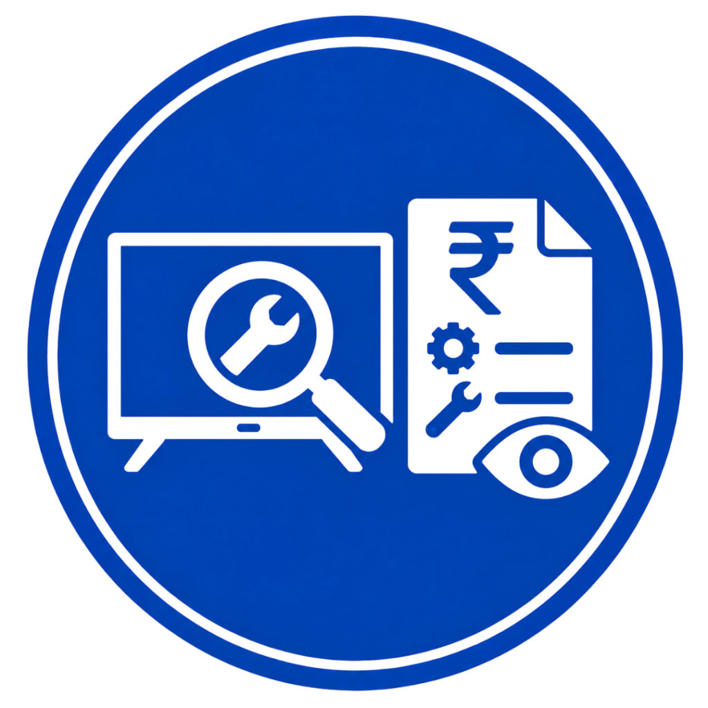 Diagnosis and cost estimate for microwave repair