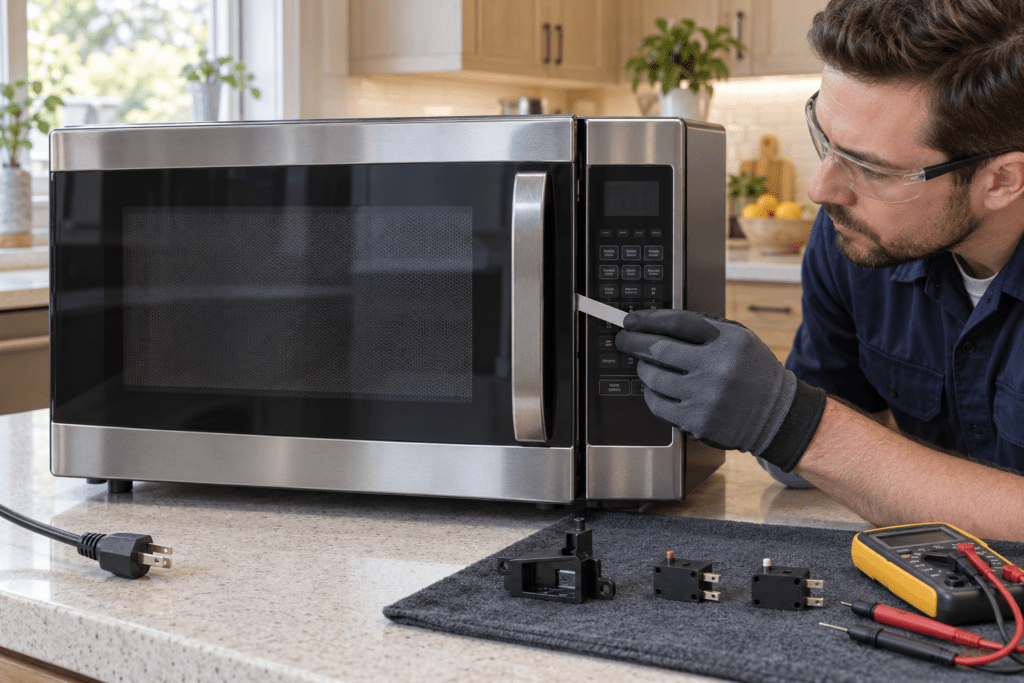 Microwave door seal and latch repair in Kolkata