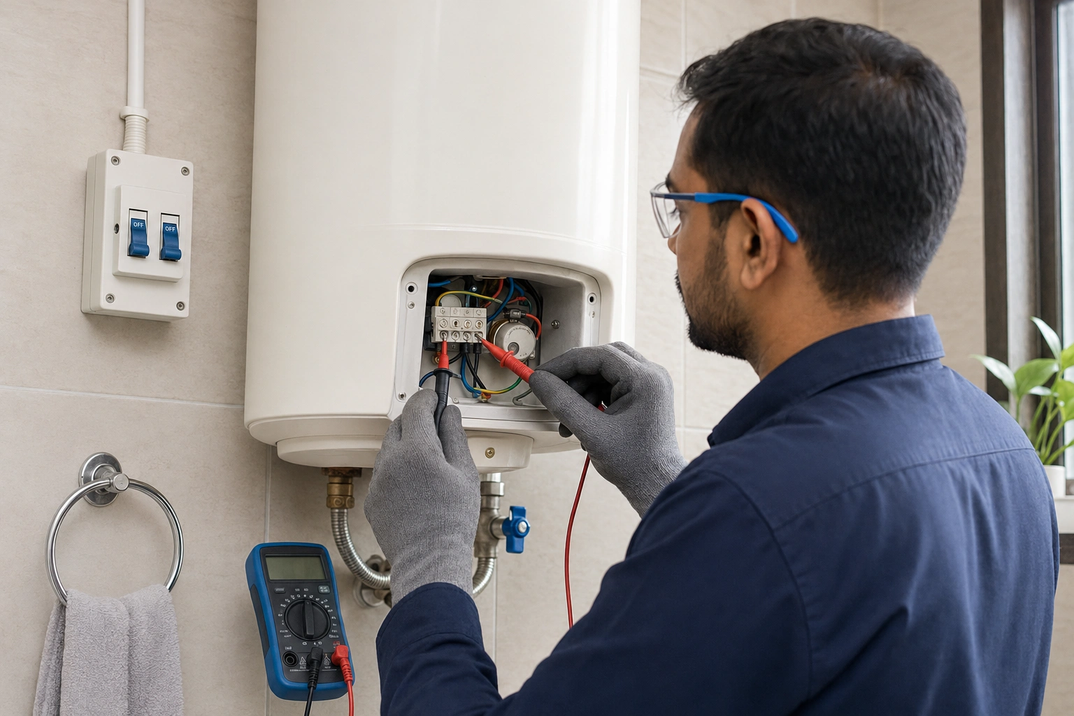 Geyser electrical fault diagnosis in Kolkata
