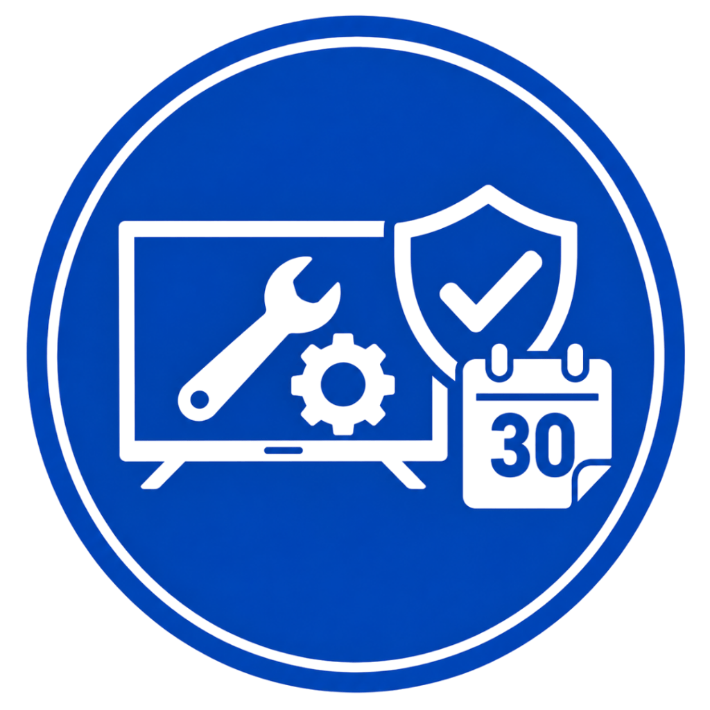 Microwave repair with 30-day guarantee
