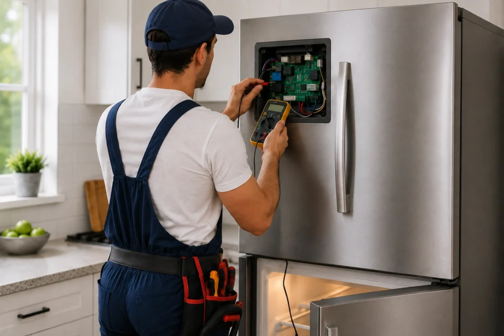 Refrigerator thermostat and PCB repair