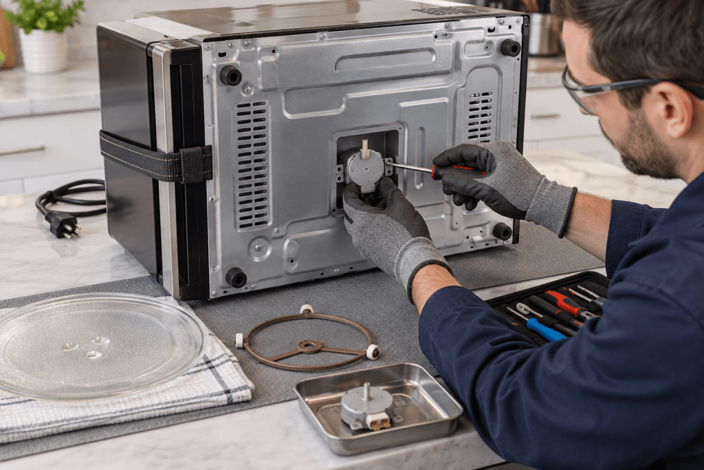 Microwave turntable not rotating repair in Kolkata