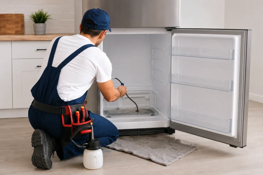 Refrigerator water leakage repair